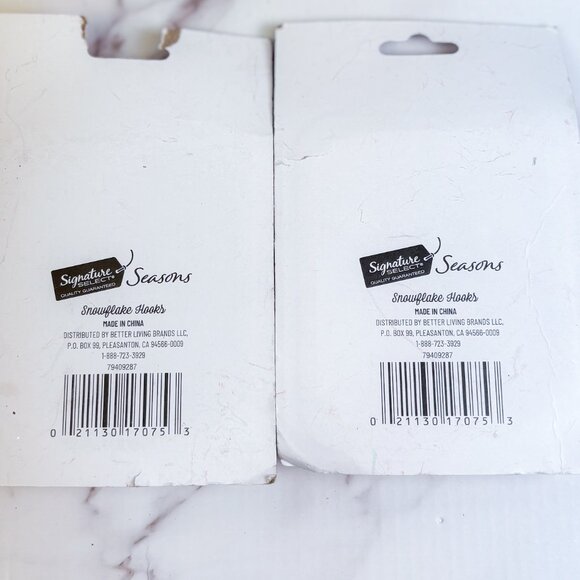 Vintage Fancy Ornament Hooks Christmas Decor Accents Snowflake Hooks - Picture 4 of 7